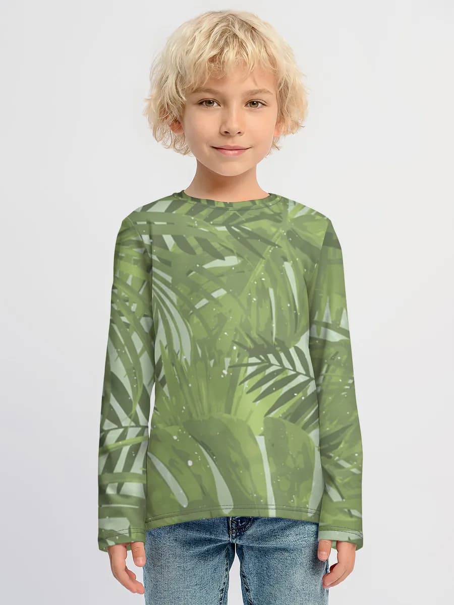 Camiseta Manga Larga de Algodón Niño