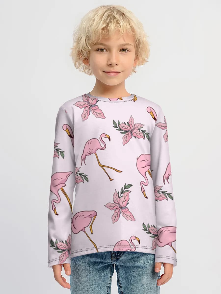 Boys' cotton long sleeve shirt