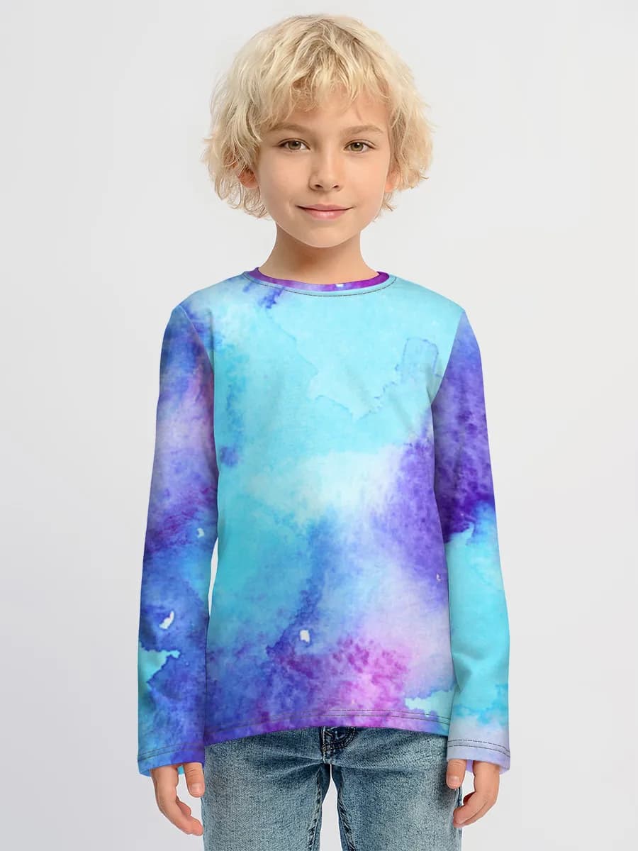 Boys' cotton long sleeve shirt