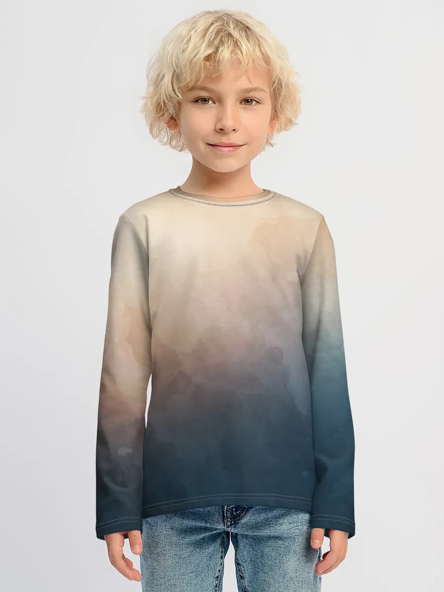 T-shirt manches longues coton garçon