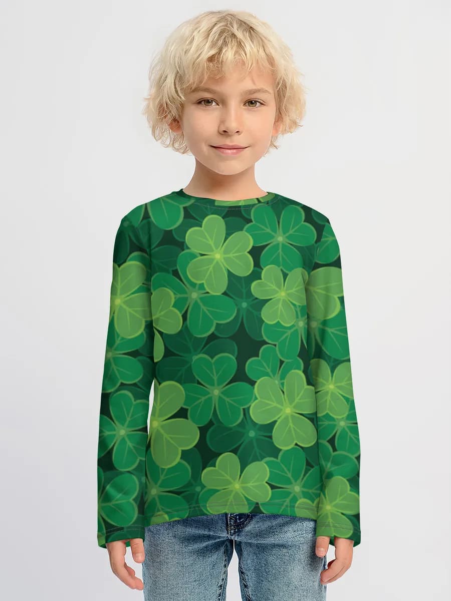 T-shirt manches longues coton garçon