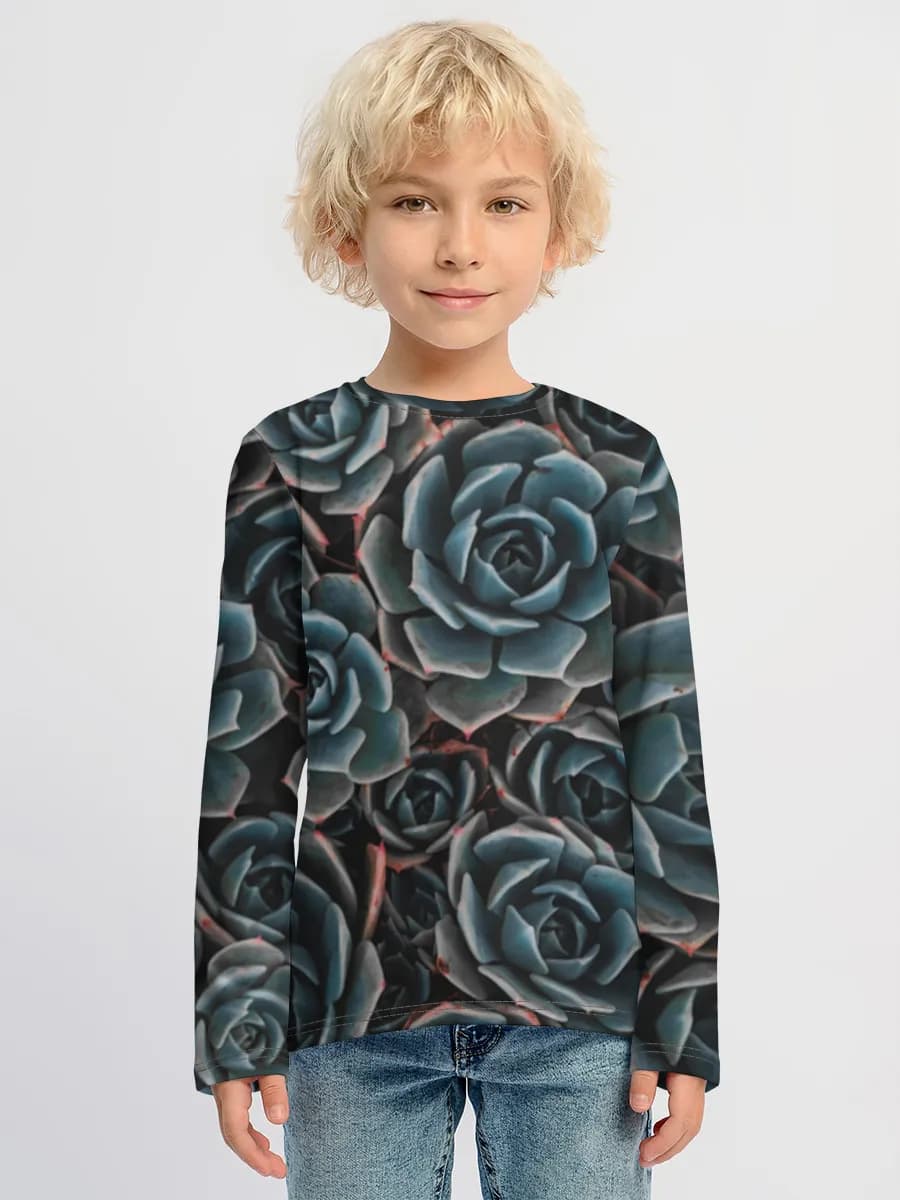 Camiseta Manga Larga de Algodón Niño