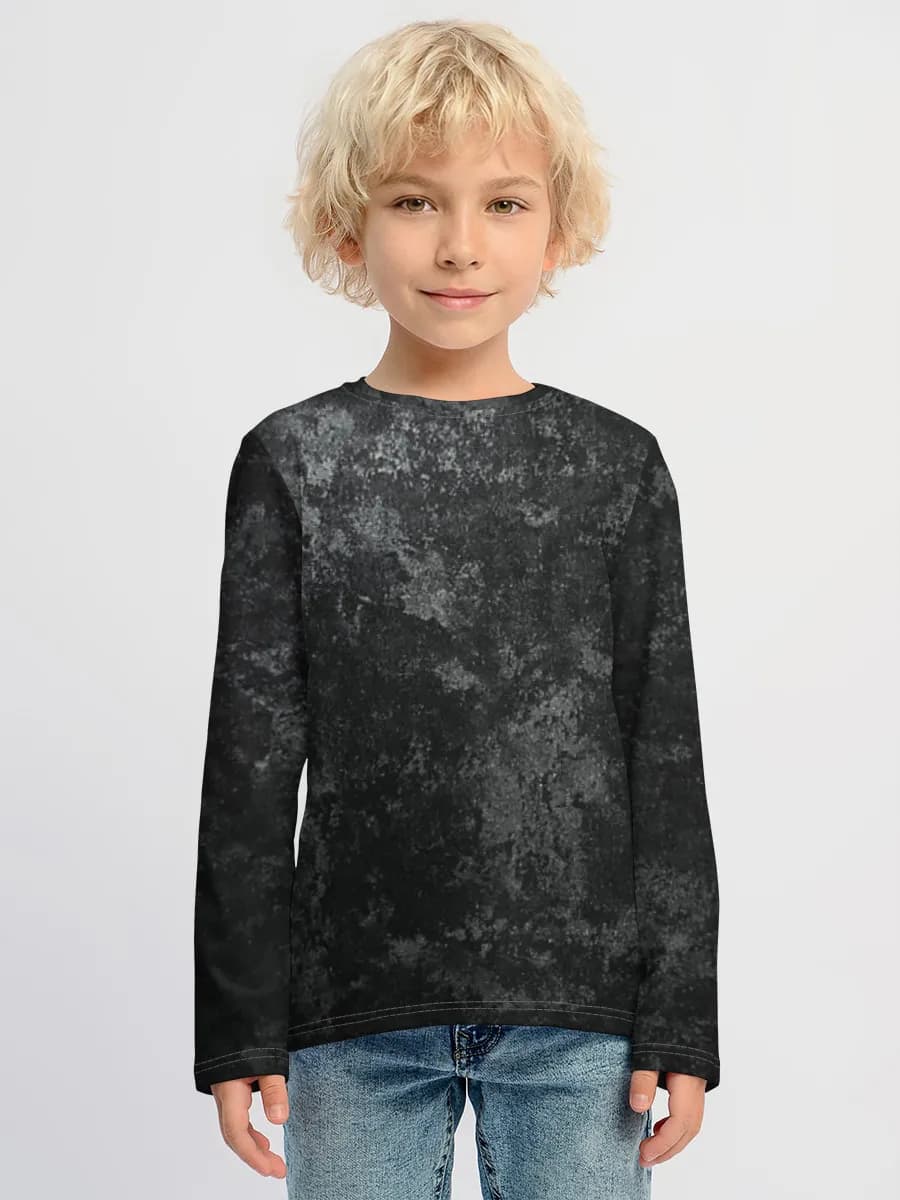 Boys' cotton long sleeve shirt