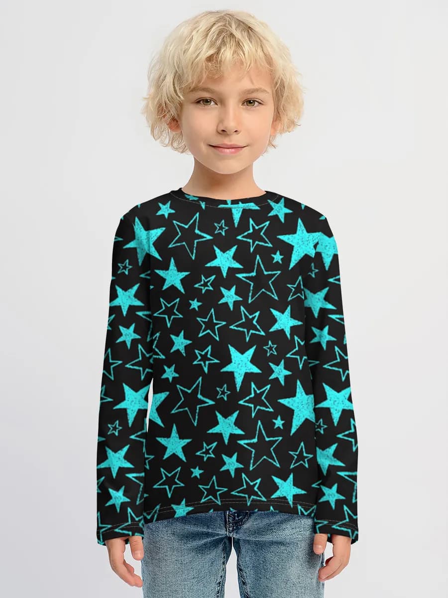 T-shirt manches longues coton garçon