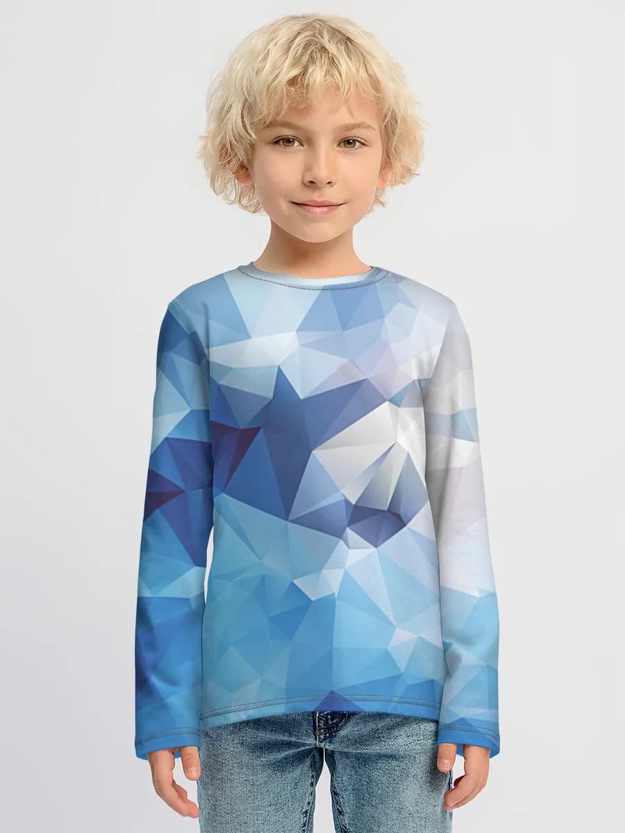 Boys' cotton long sleeve shirt