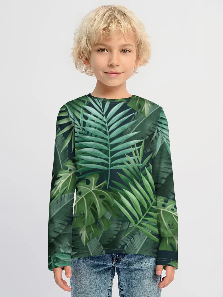 Camiseta Manga Larga de Algodón Niño