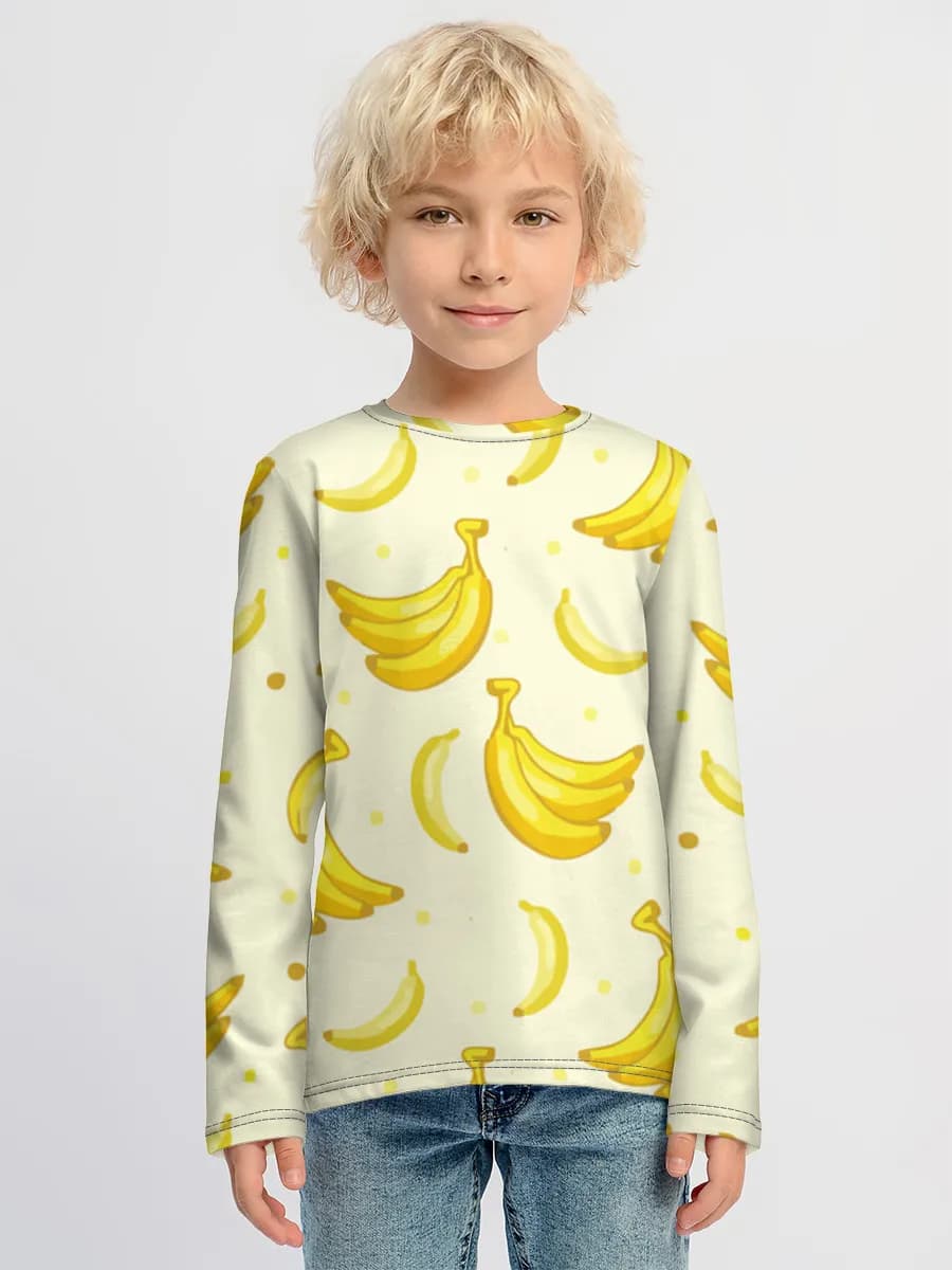 Camiseta Manga Larga de Algodón Niño