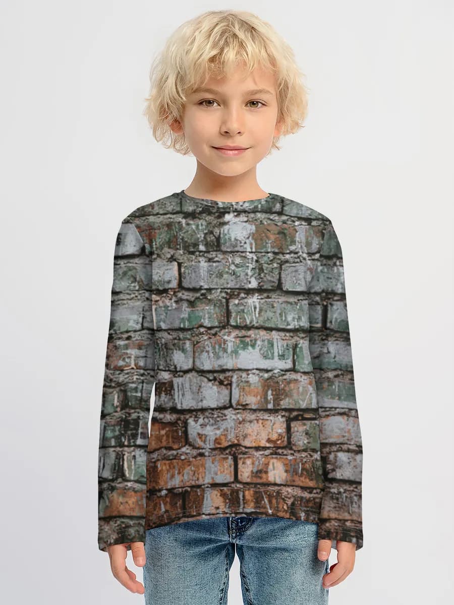 Camiseta Manga Larga de Algodón Niño