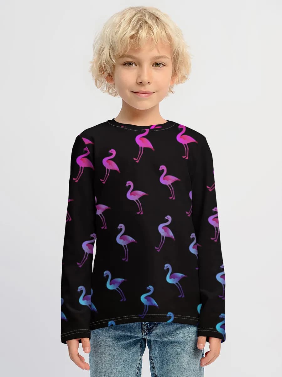 Boys' cotton long sleeve shirt