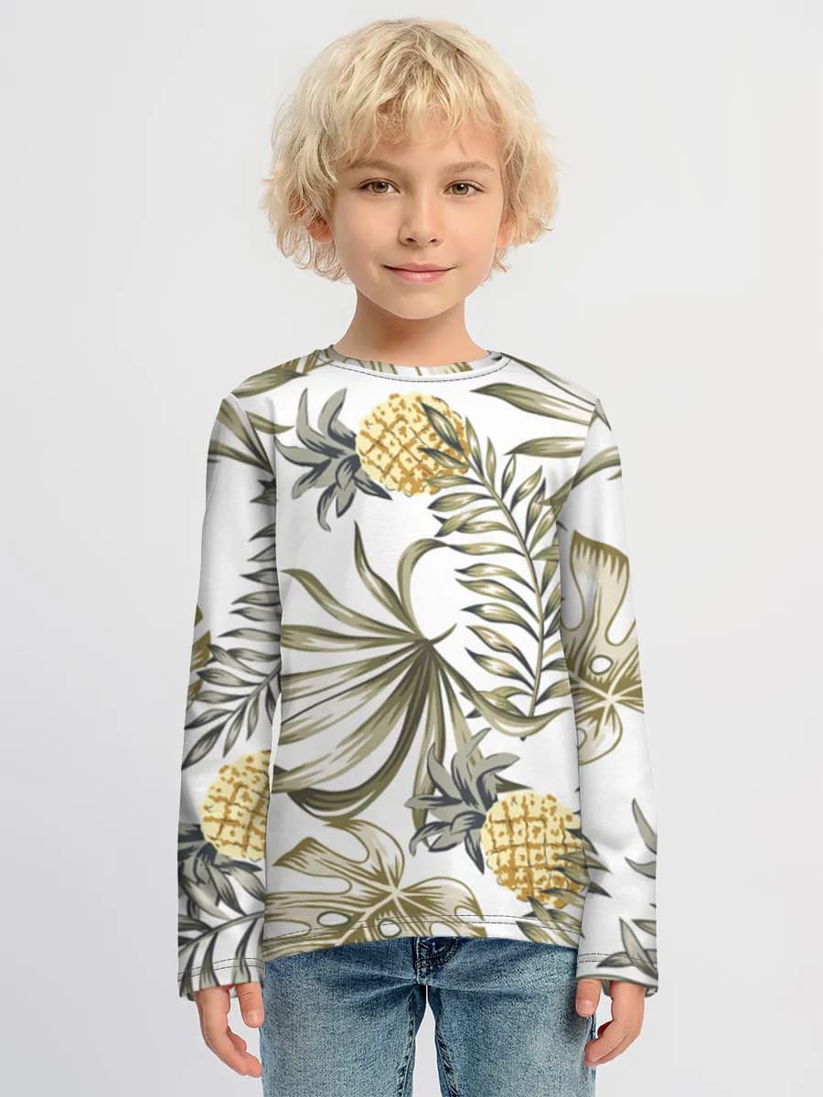 Camiseta Manga Larga de Algodón Niño