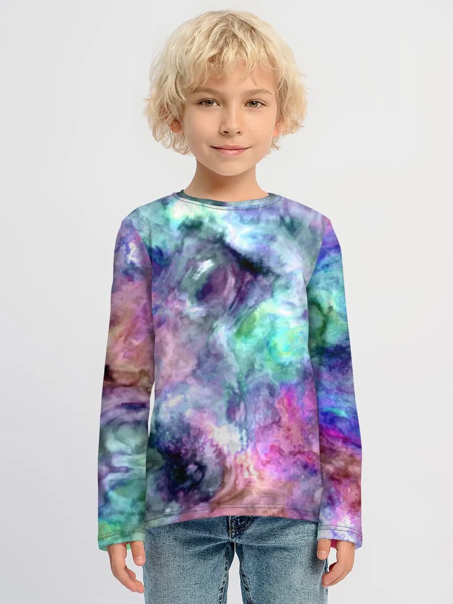 Camiseta Manga Larga de Algodón Niño