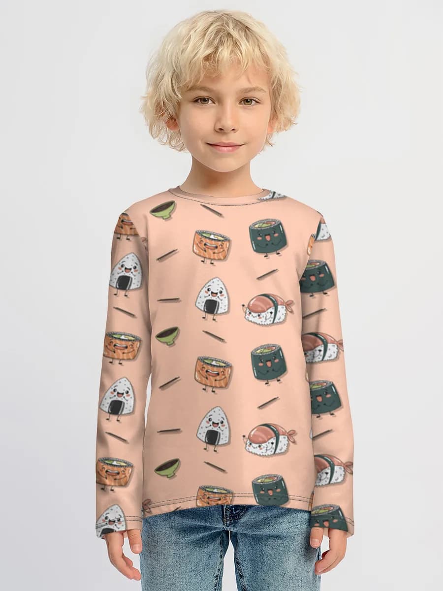 Boys' cotton long sleeve shirt