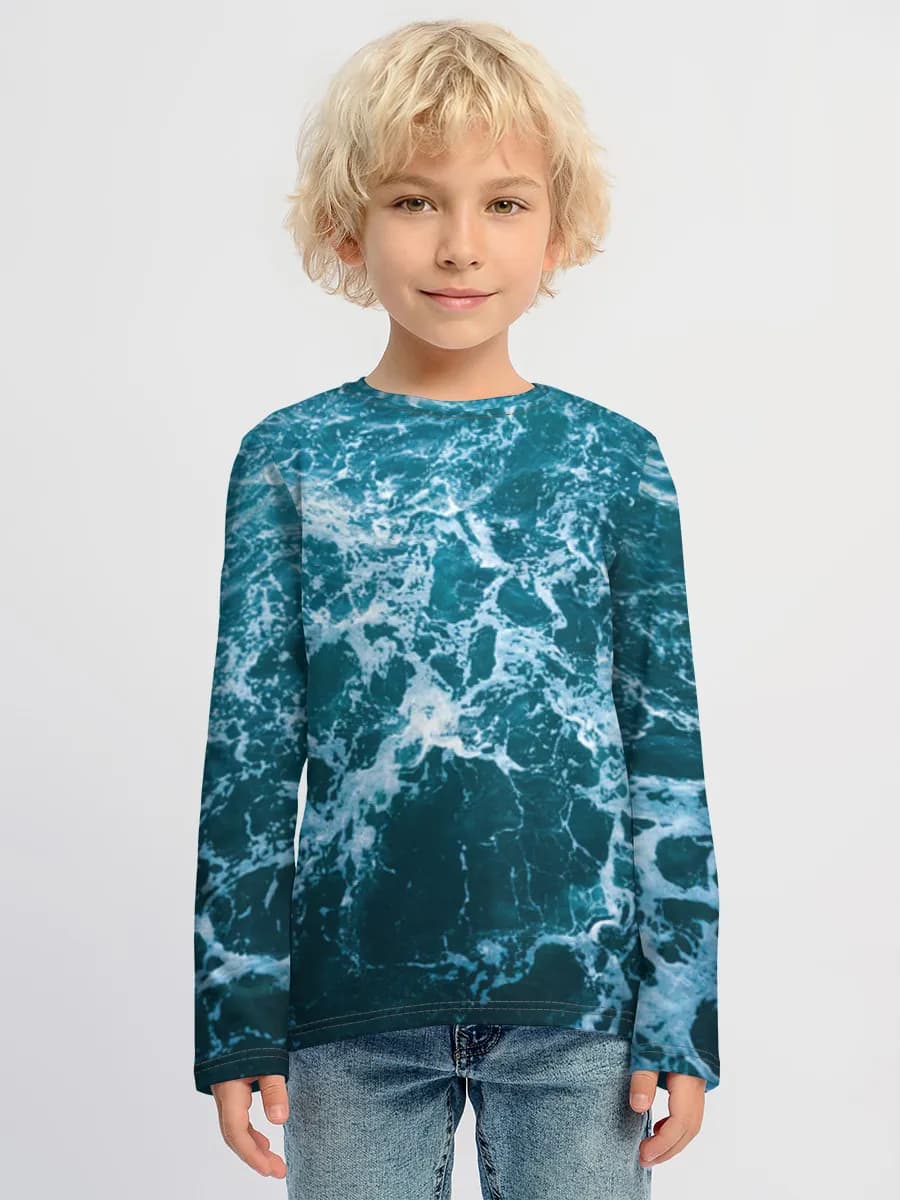 Camiseta Manga Larga de Algodón Niño