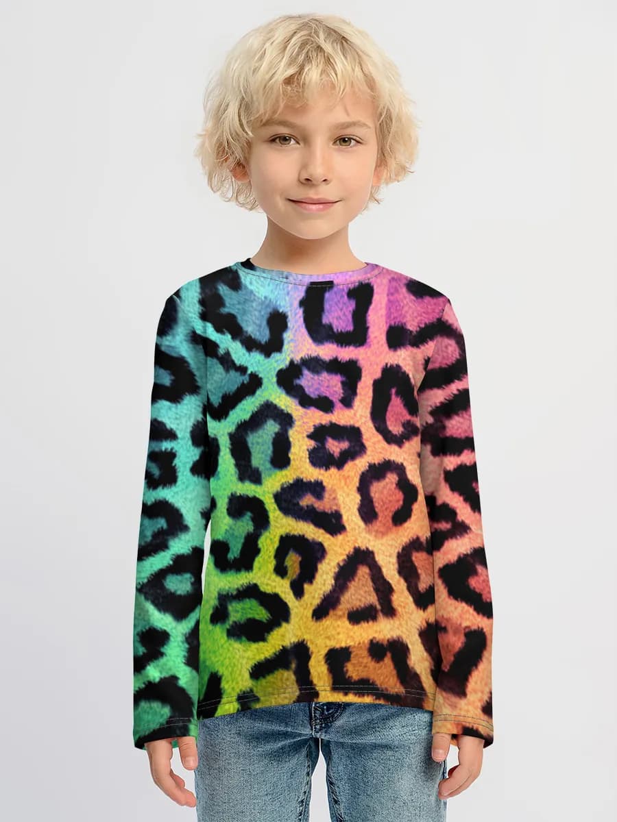 Boys' cotton long sleeve shirt