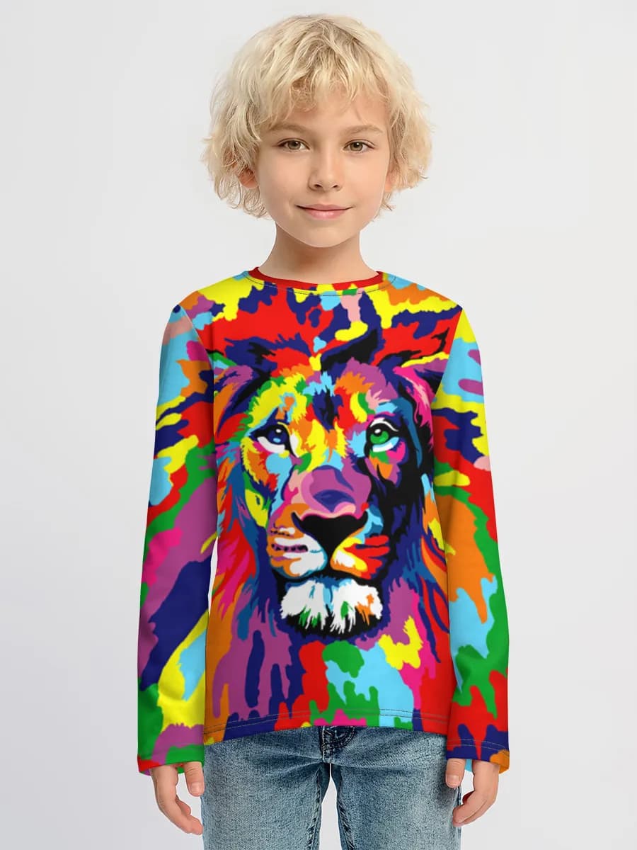 Camiseta Manga Larga de Algodón Niño