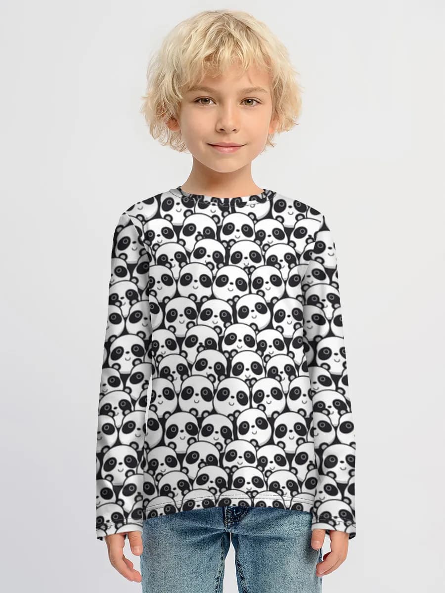 Boys' cotton long sleeve shirt