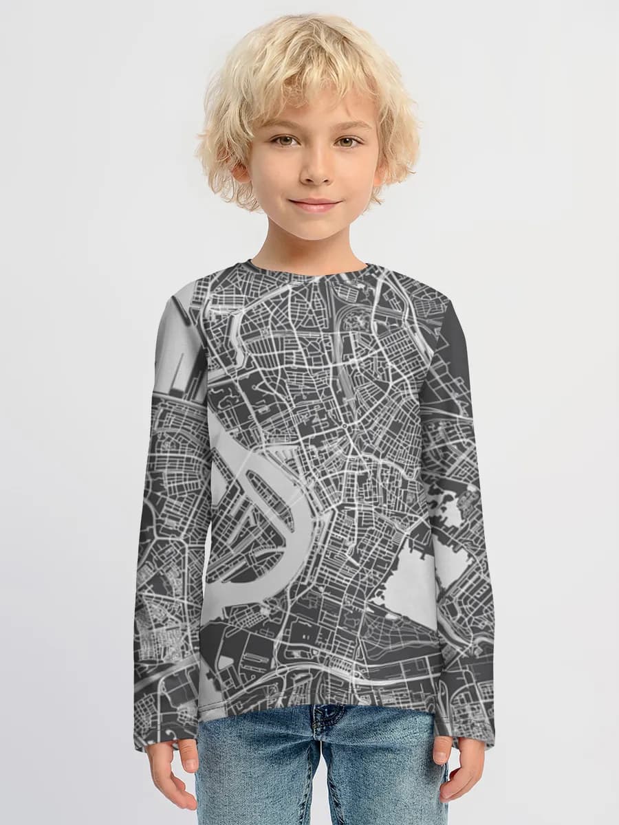 T-shirt manches longues coton garçon