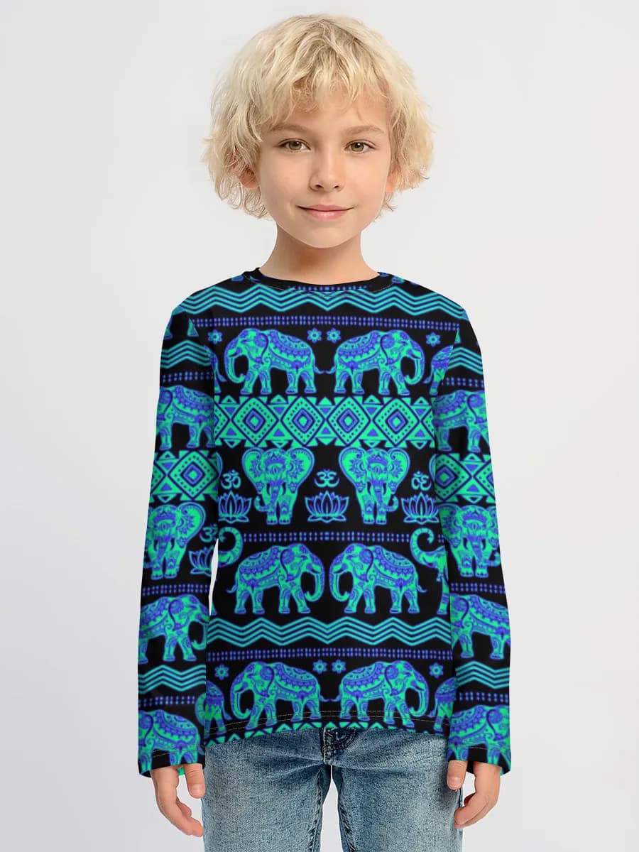 T-shirt manches longues coton garçon