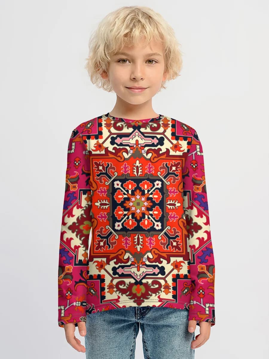 Camiseta Manga Larga de Algodón Niño