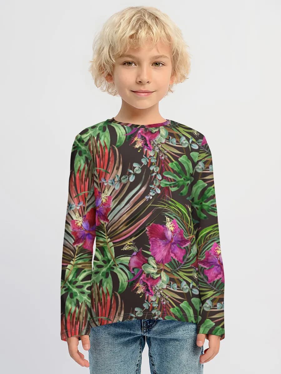 T-shirt manches longues coton garçon