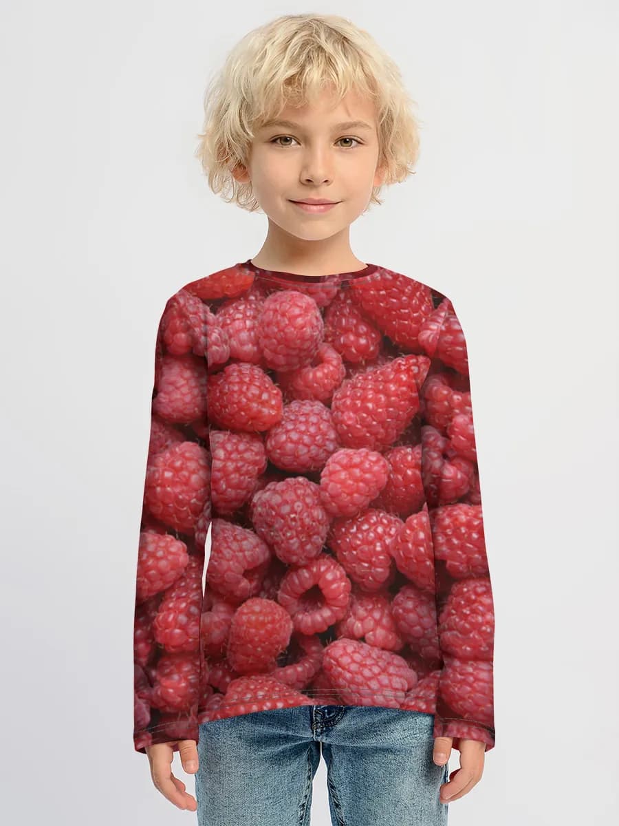 Boys' cotton long sleeve shirt