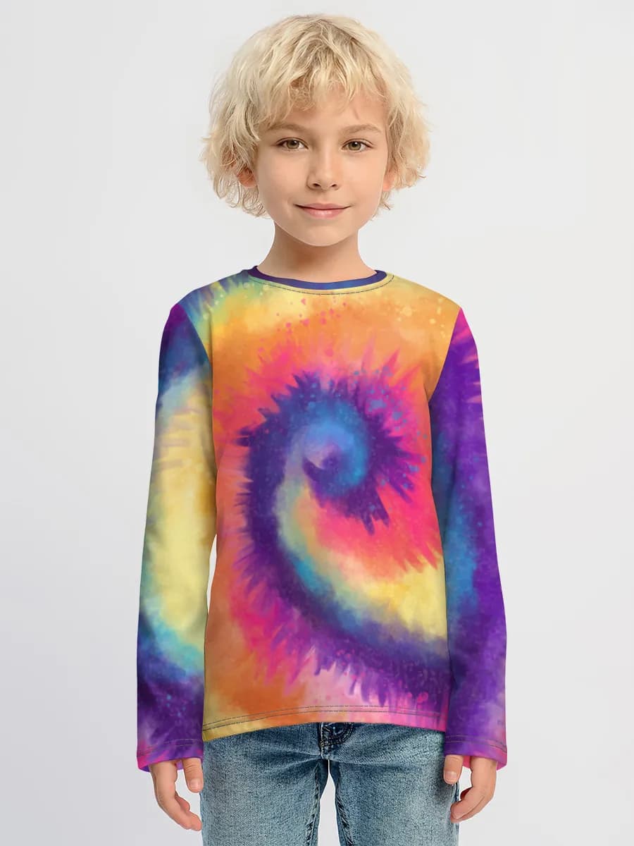 Boys' cotton long sleeve shirt