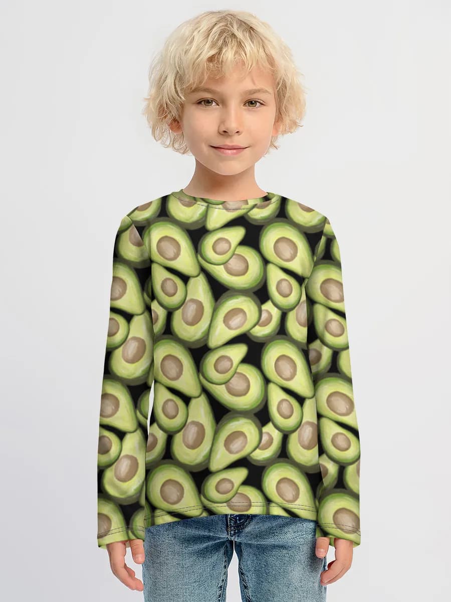 Camiseta Manga Larga de Algodón Niño