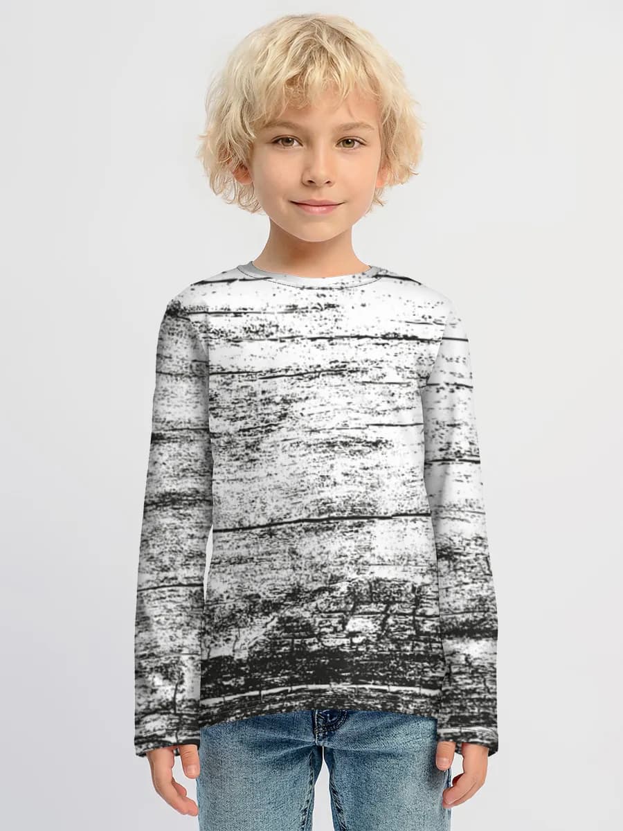 Boys' cotton long sleeve shirt