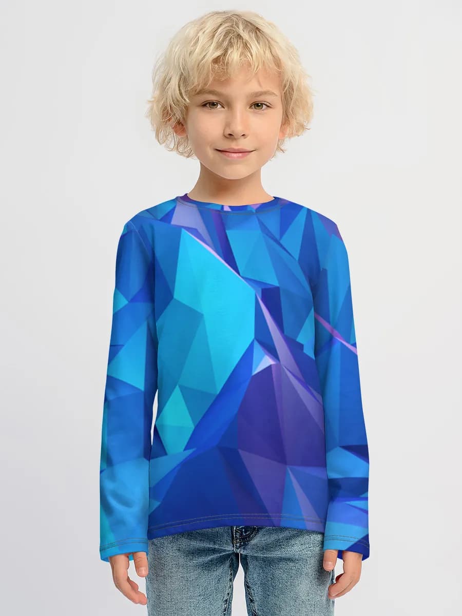 Boys' cotton long sleeve shirt