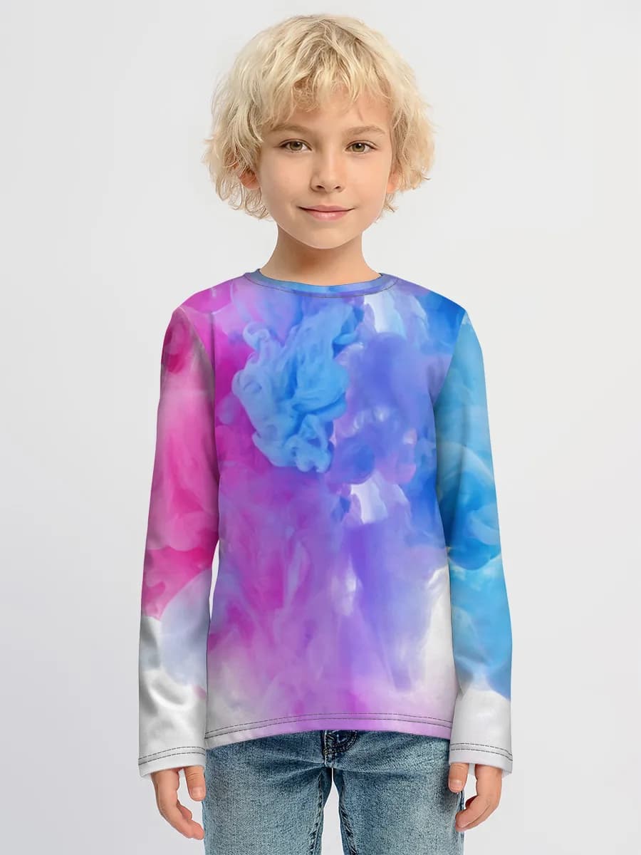Boys' cotton long sleeve shirt