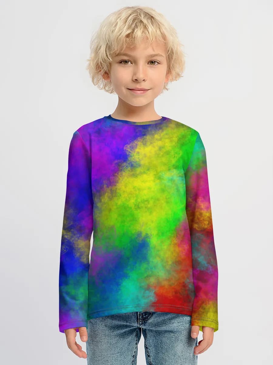 Boys' cotton long sleeve shirt