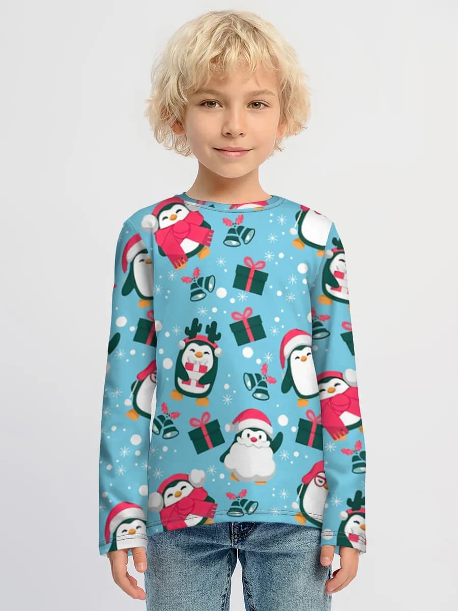 Camiseta Manga Larga de Algodón Niño