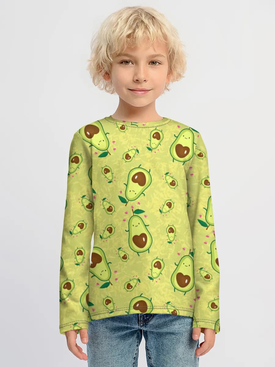 Boys' cotton long sleeve shirt