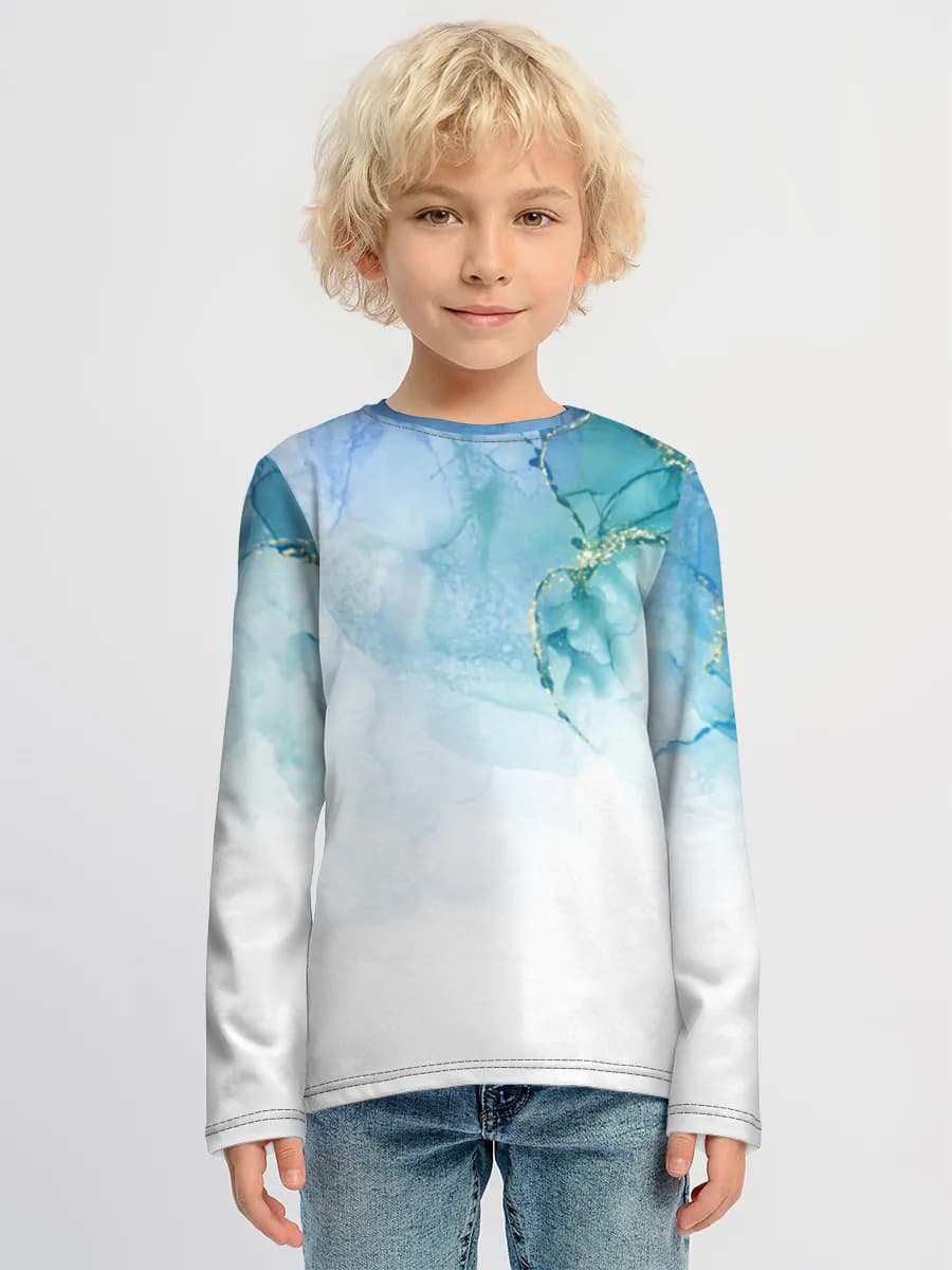 Camiseta Manga Larga de Algodón Niño