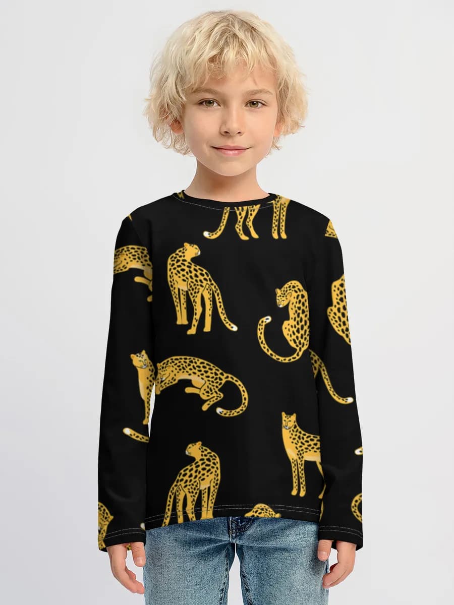 T-shirt manches longues coton garçon