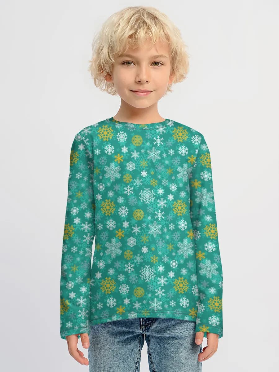 Camiseta Manga Larga de Algodón Niño
