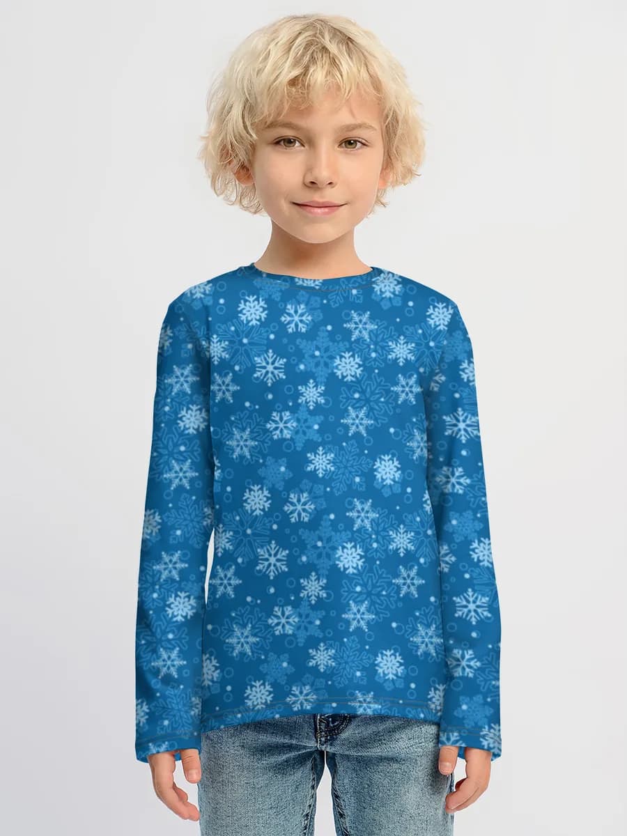 Boys' cotton long sleeve shirt