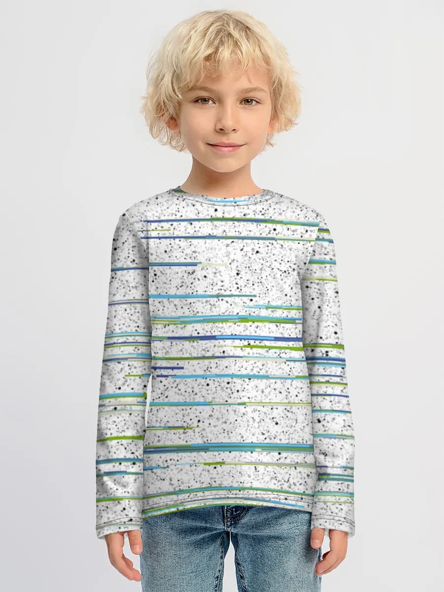 Boys' cotton long sleeve shirt