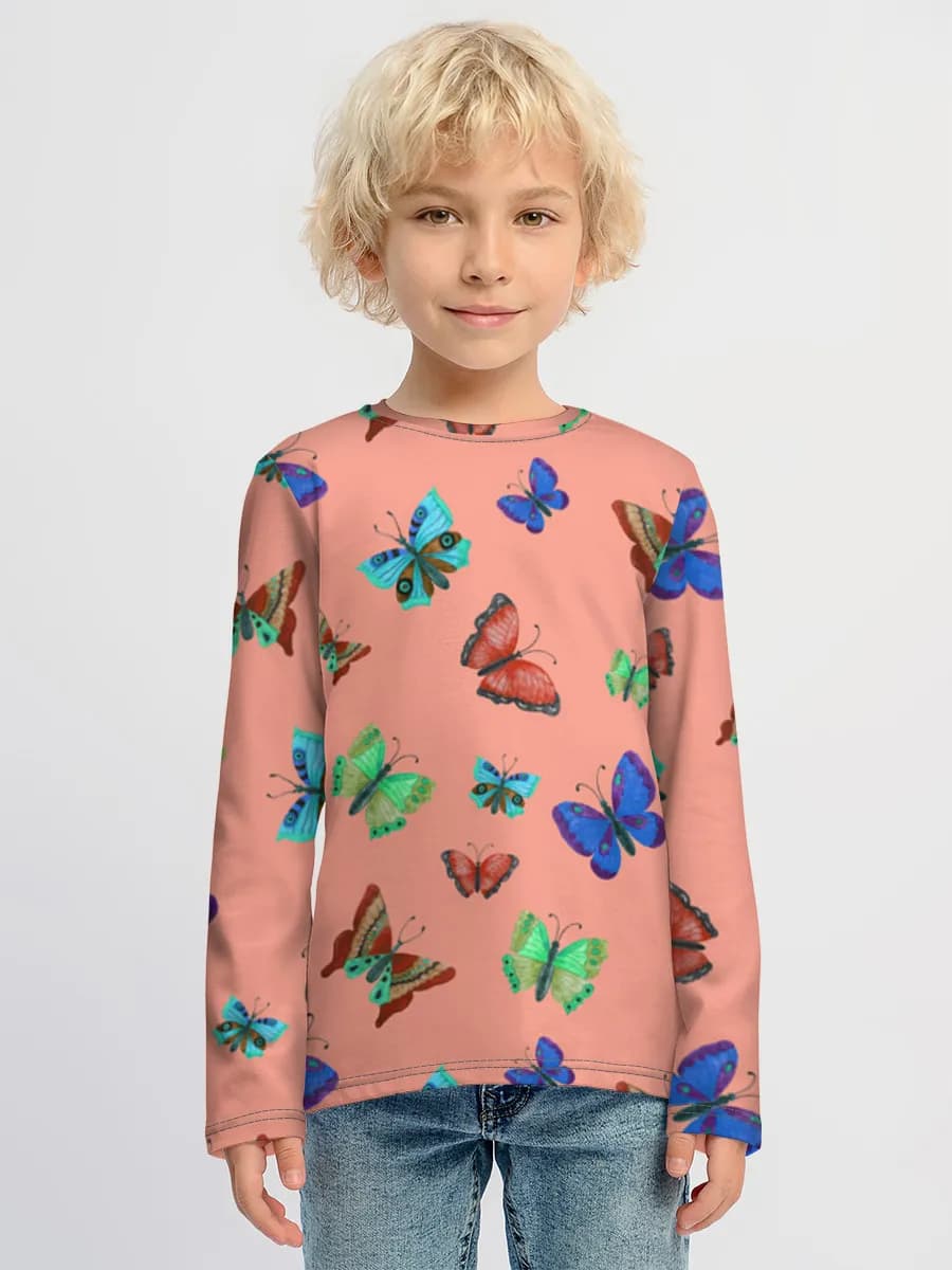 T-shirt manches longues coton garçon