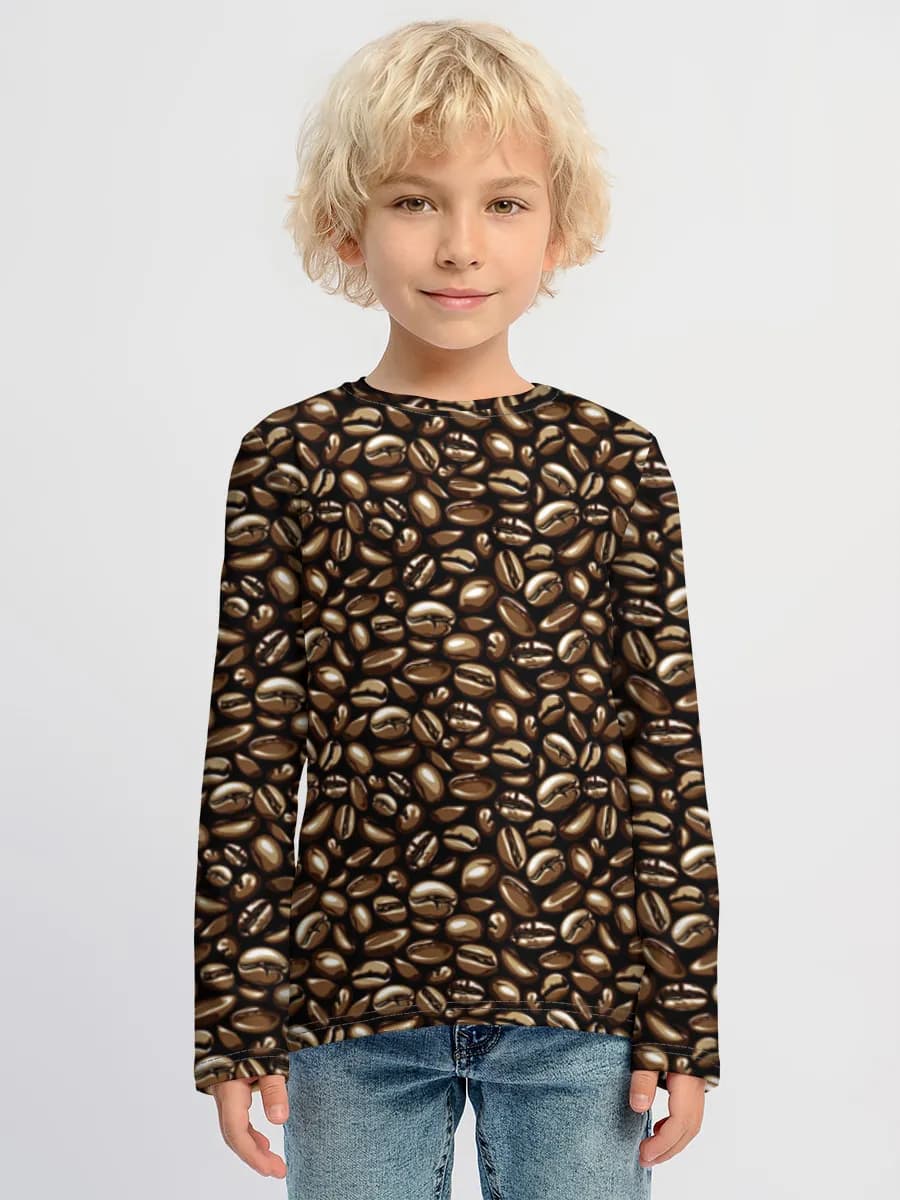 Camiseta Manga Larga de Algodón Niño