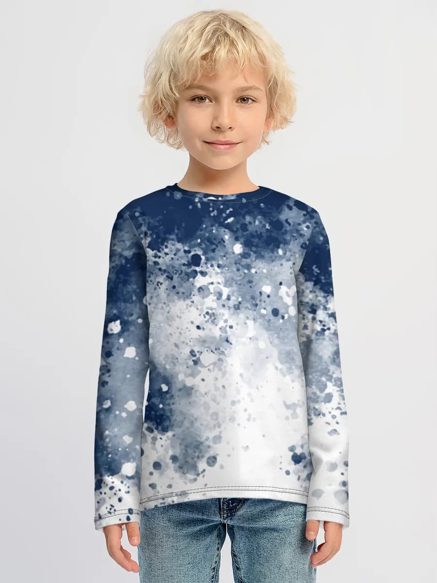 Boys' cotton long sleeve shirt
