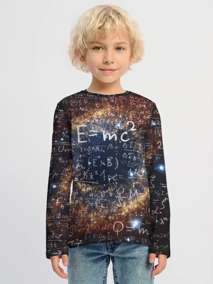Boys' cotton long sleeve shirt