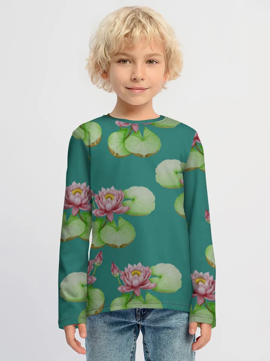 Camiseta Manga Larga de Algodón Niño