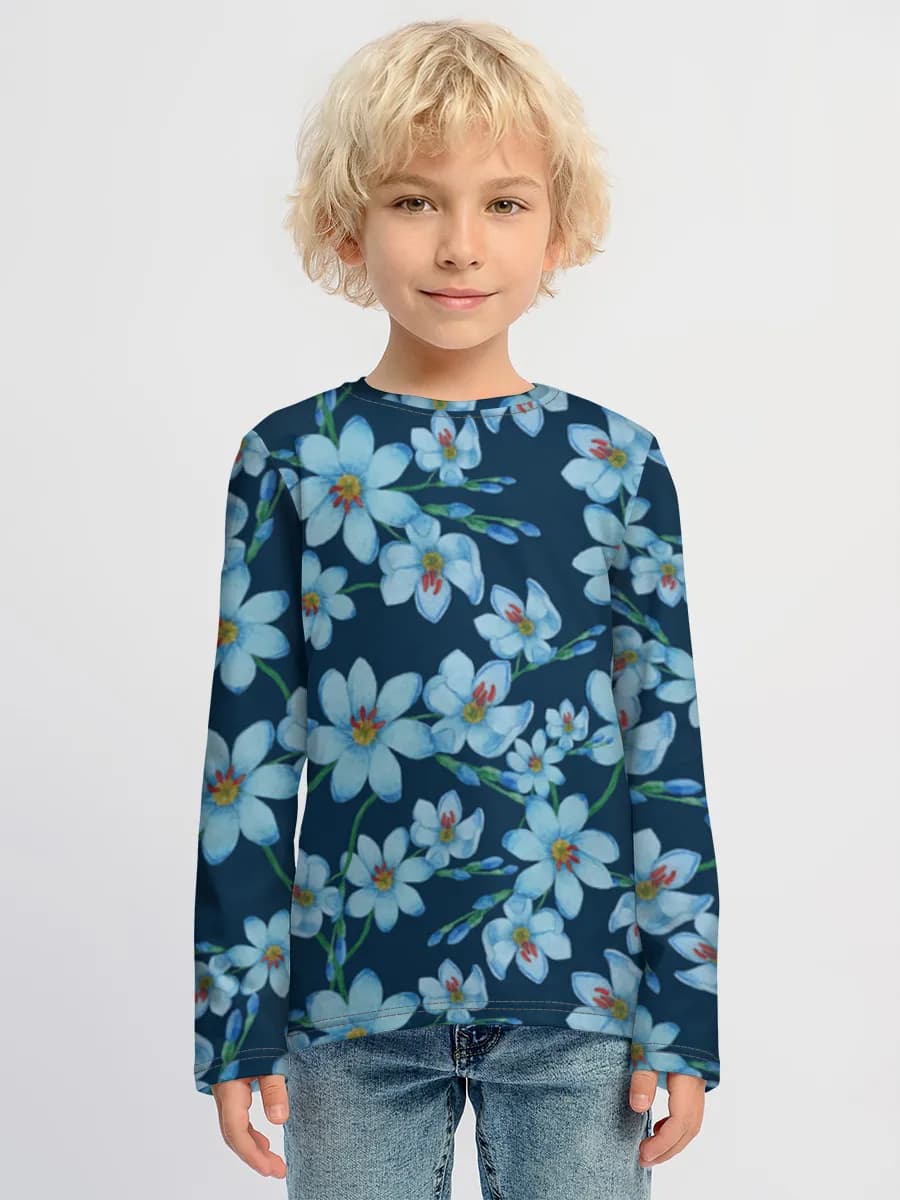 T-shirt manches longues coton garçon