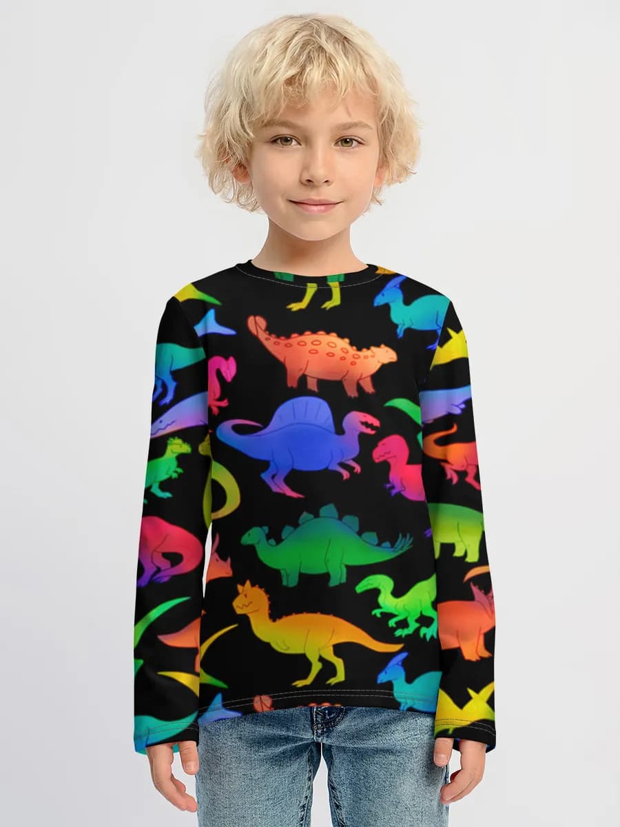 T-shirt manches longues coton garçon