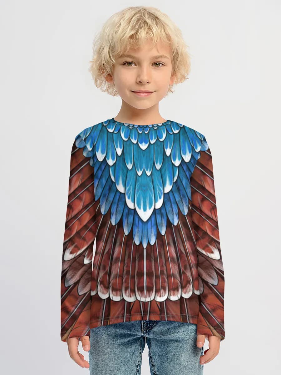 Boys' cotton long sleeve shirt