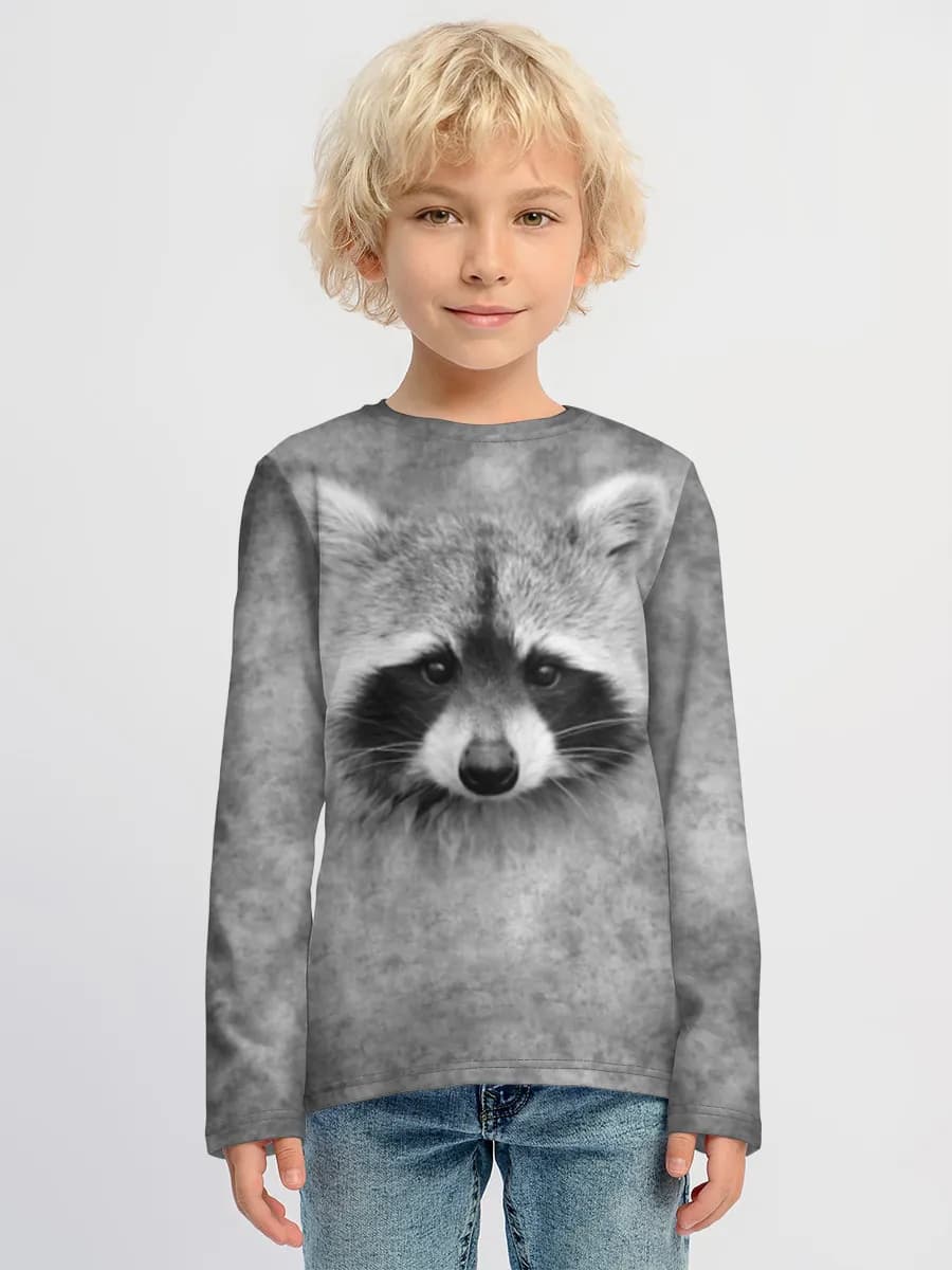Boys' cotton long sleeve shirt