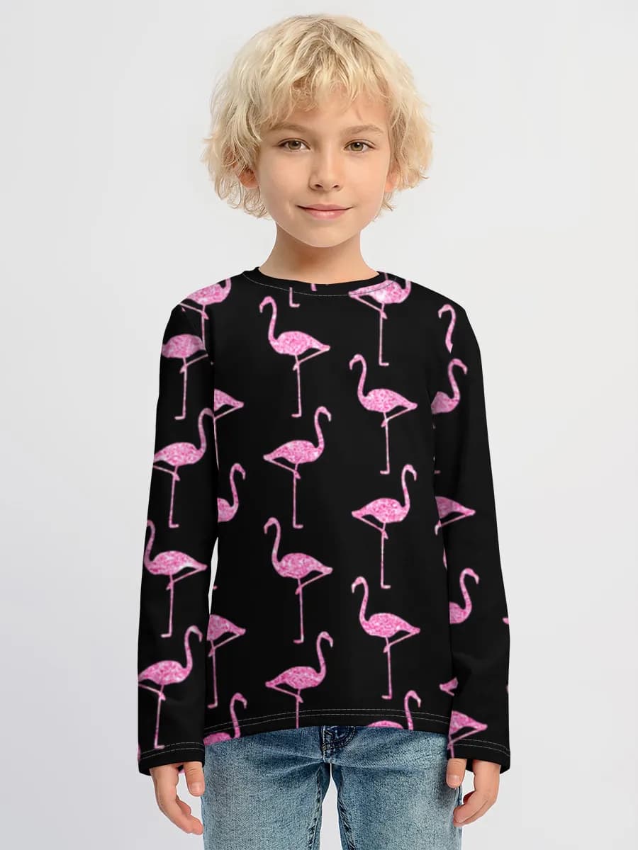 Boys' cotton long sleeve shirt