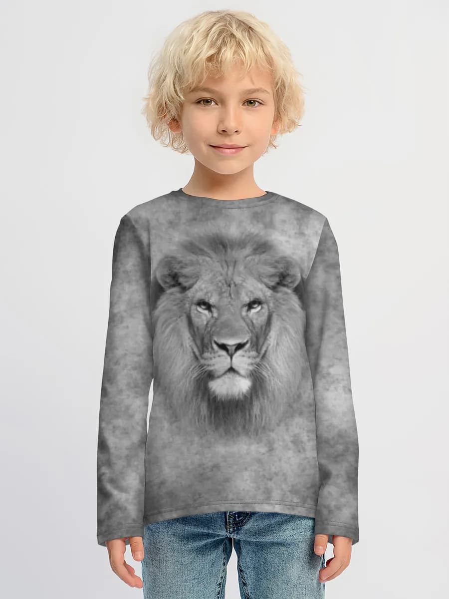 Boys' cotton long sleeve shirt