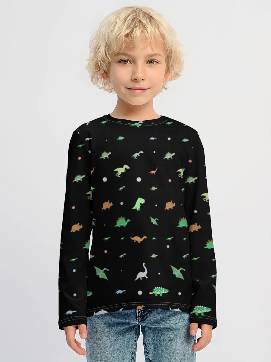 T-shirt manches longues coton garçon